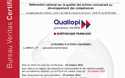 BIMAXES : à nouveau certifié QUALIOPI